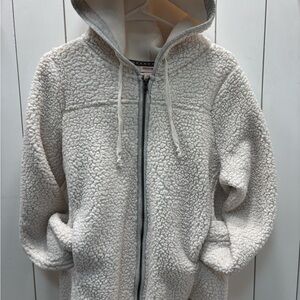 Mossimo Supply Co. Cream Sherpa Hoodie